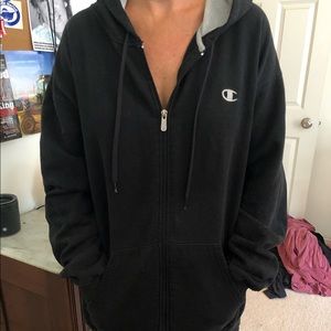 Oversized champion zip up